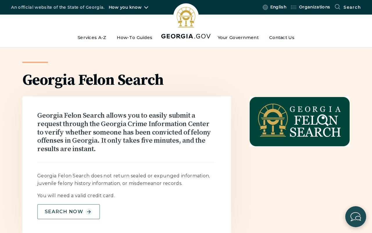 Georgia Felon Search for Clayton County criminal history